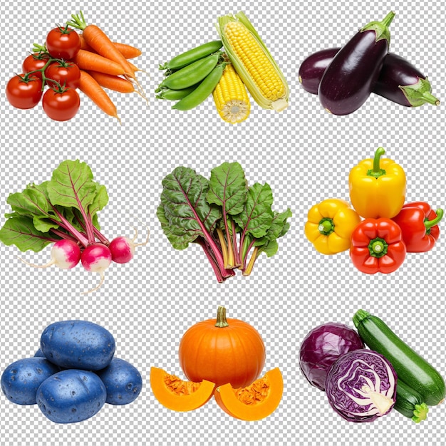 Des légumes frais et colorés
