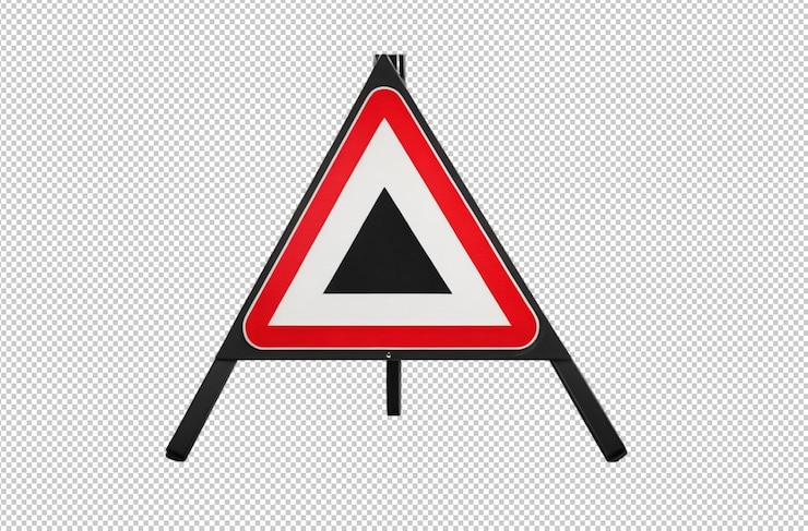 PSD leia o sinal de alerta triangular evite o perigo