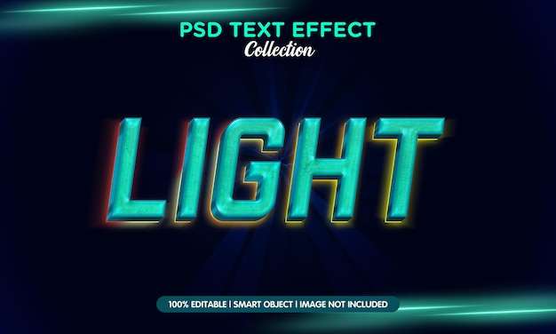 Leichter moderner Texteffekt