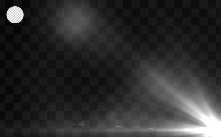 PSD lens flare glowing spark light effect. laser beams, horizontal light rays. beautiful light flares.