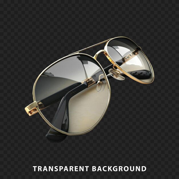 Lentes de renderización 3d aislados sobre un fondo transparente