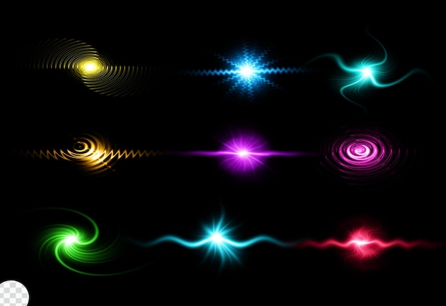 Lentille colorée évase la collection de lumière nouveau style