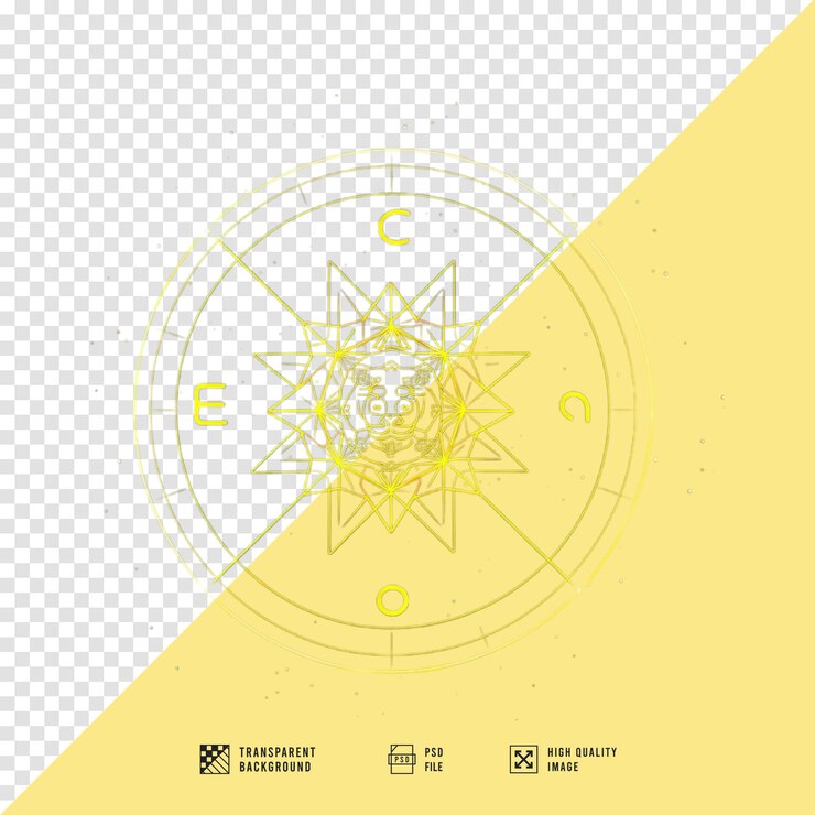 PSD leo zodiac imagen sin fondo calidad hd