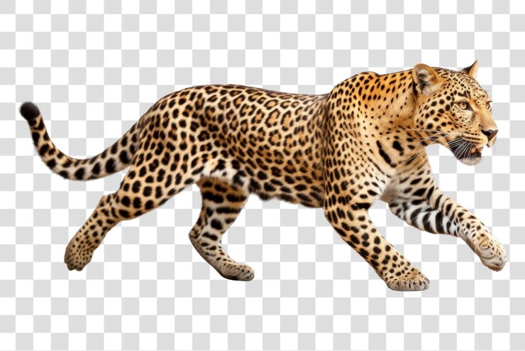 PSD leopardo de papua nueva guinea (animal de leopardo)