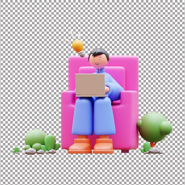 Lernen des 3D-Charakters