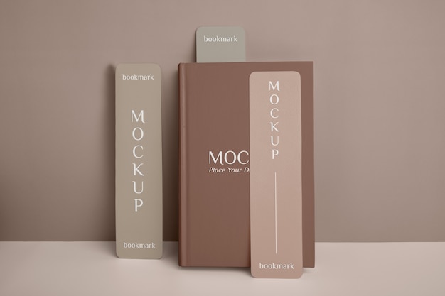 Lesezeichen-Mockup-Design