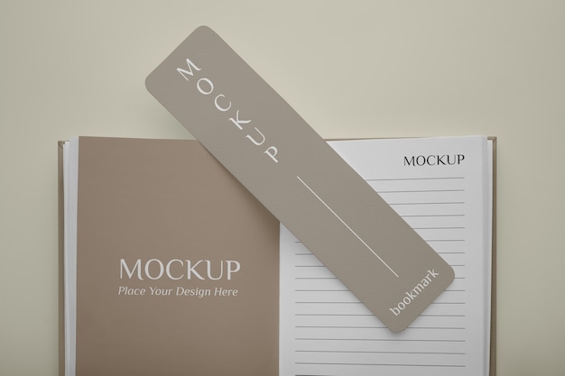 Lesezeichen-Mockup-Design