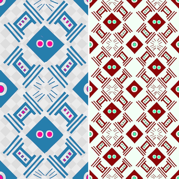 PSD lesotho basotho patrones con formas geométricas líneas y curvas diseños abstractos tradicionales png