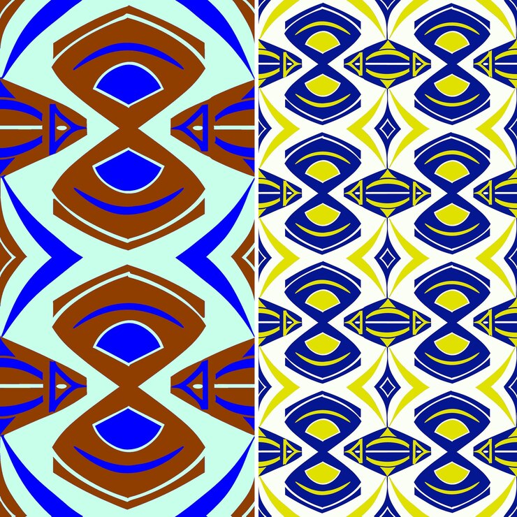 PSD lesotho basotho patrones con formas geométricas líneas y curvas diseños abstractos tradicionales png