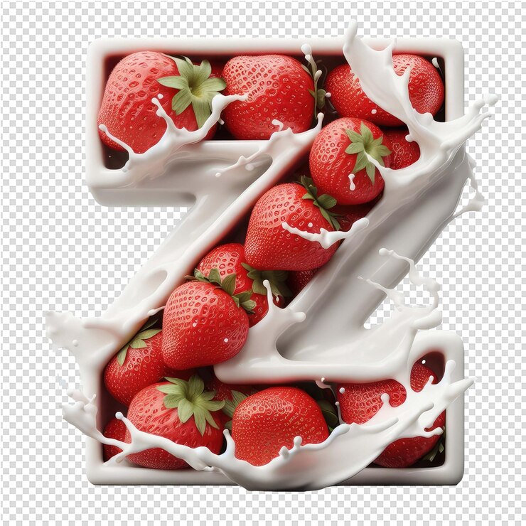 PSD letra 3d aislada en un lienzo png transparente