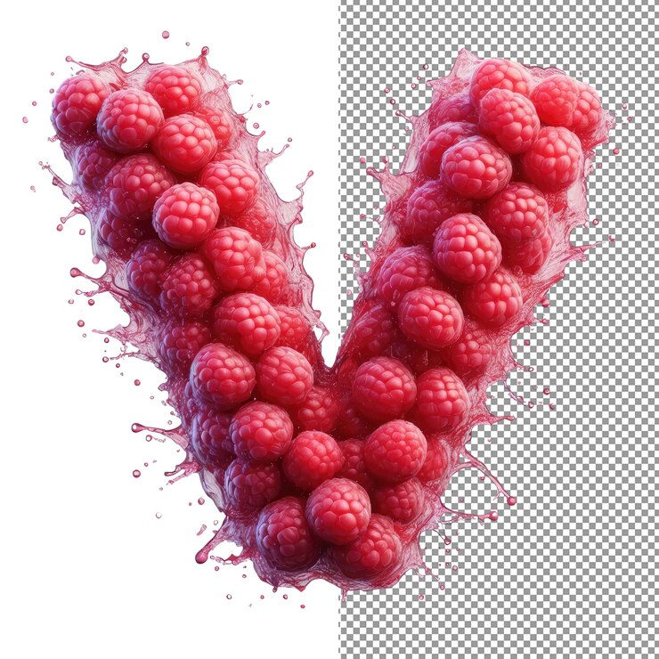 PSD letra 3d aislada en un lienzo png transparente