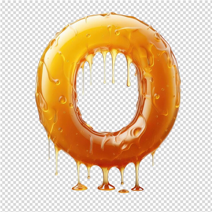 PSD letra 3d aislada en un lienzo png transparente