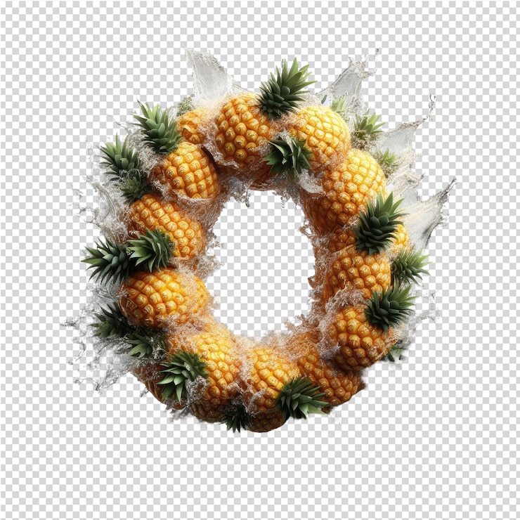 PSD letra 3d aislada en un lienzo png transparente