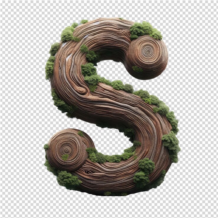 PSD letra 3d aislada en un lienzo png transparente