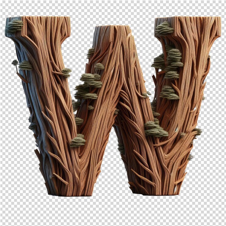 PSD letra 3d aislada en un lienzo png transparente