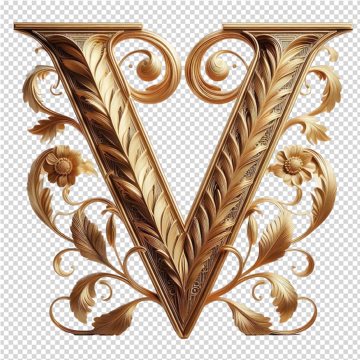 PSD letra 3d aislada en un lienzo png transparente
