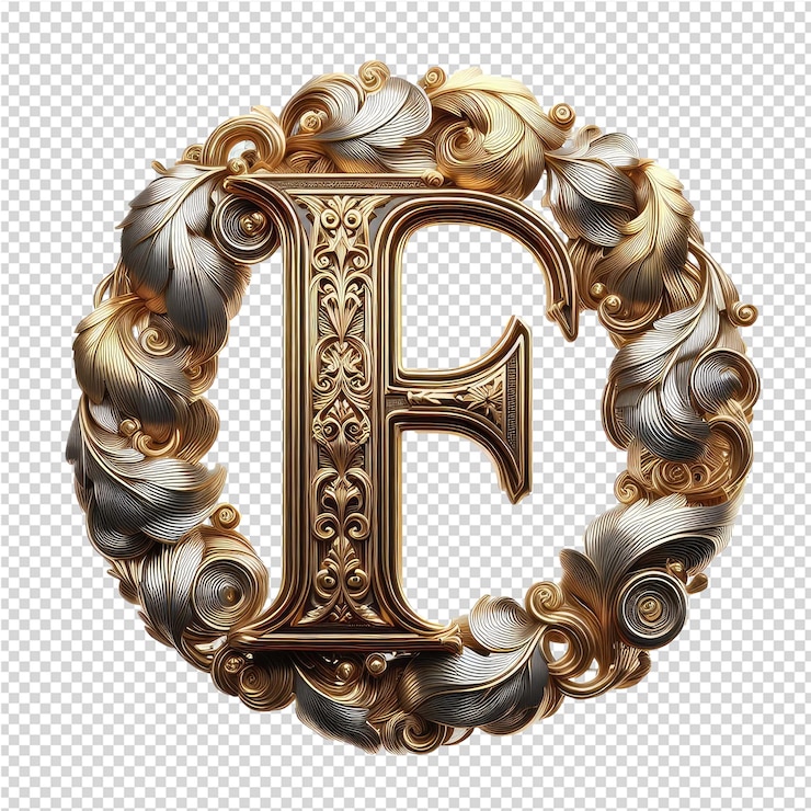 PSD letra 3d aislada en un lienzo png transparente