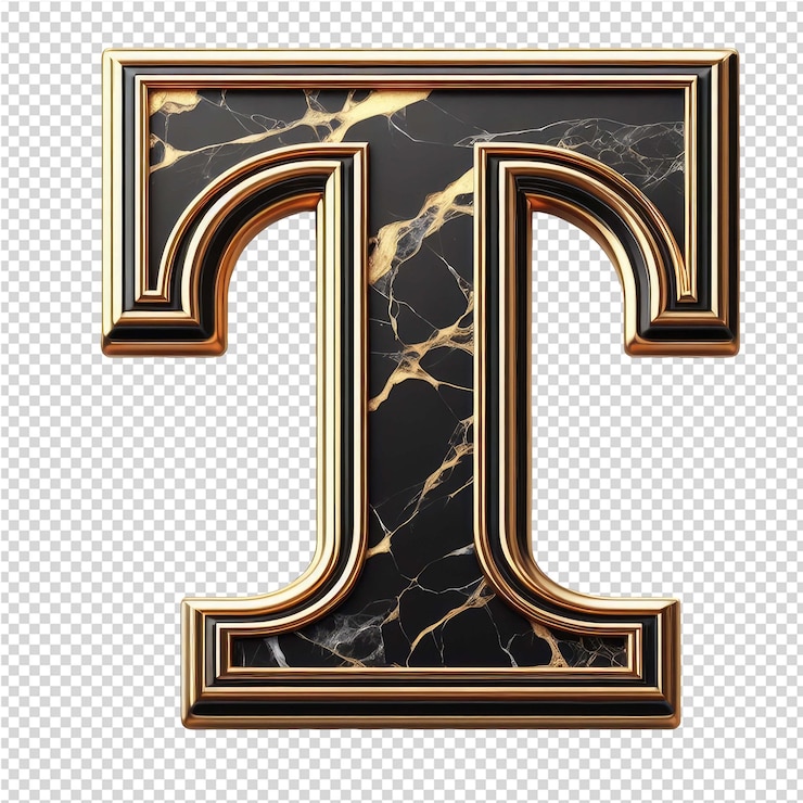 PSD letra 3d isolada em uma tela png clara