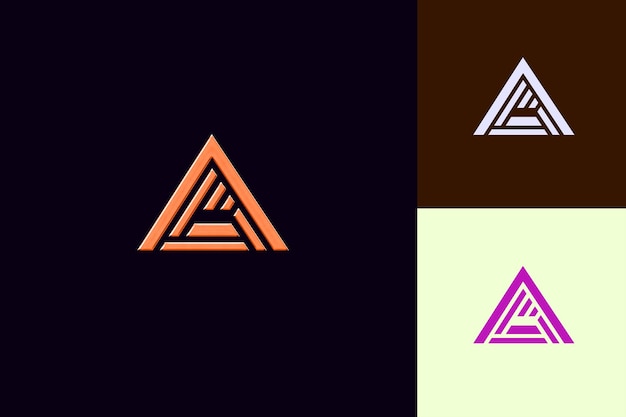 Letra B con estilo de diseño de logotipo minimalista con forma de B Int Nature Colecciones de vectores abstractas