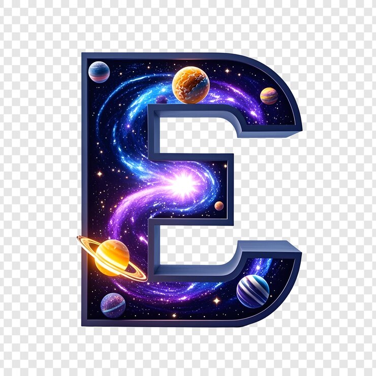 PSD la letra cósmica e