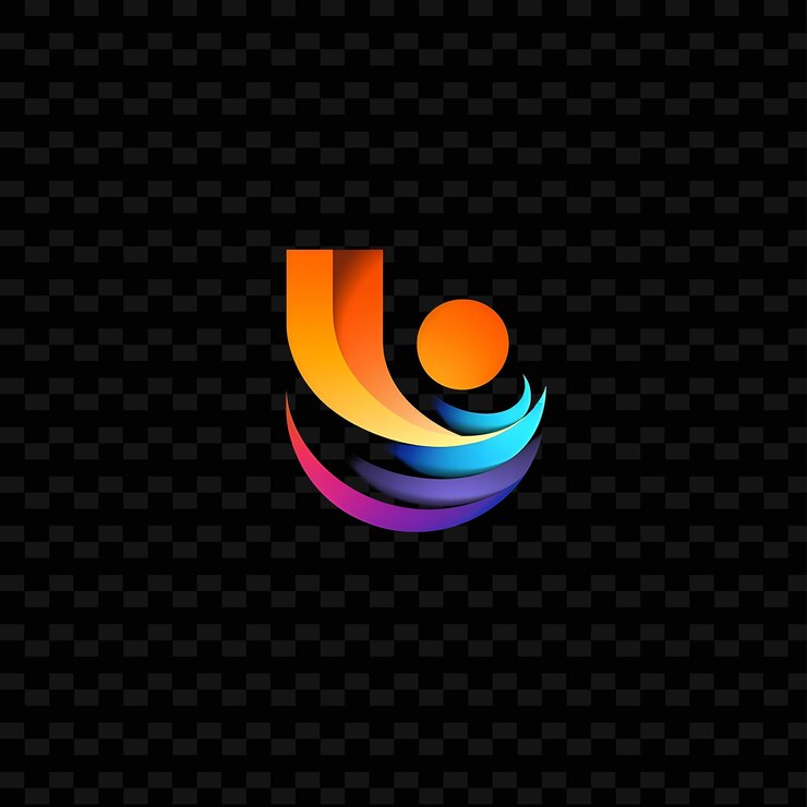 PSD letra l com estilo de design de logotipo abstrato com l em forma de natureza coleções de vetores abstratos