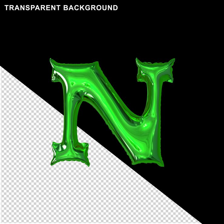 PSD letra n inflable