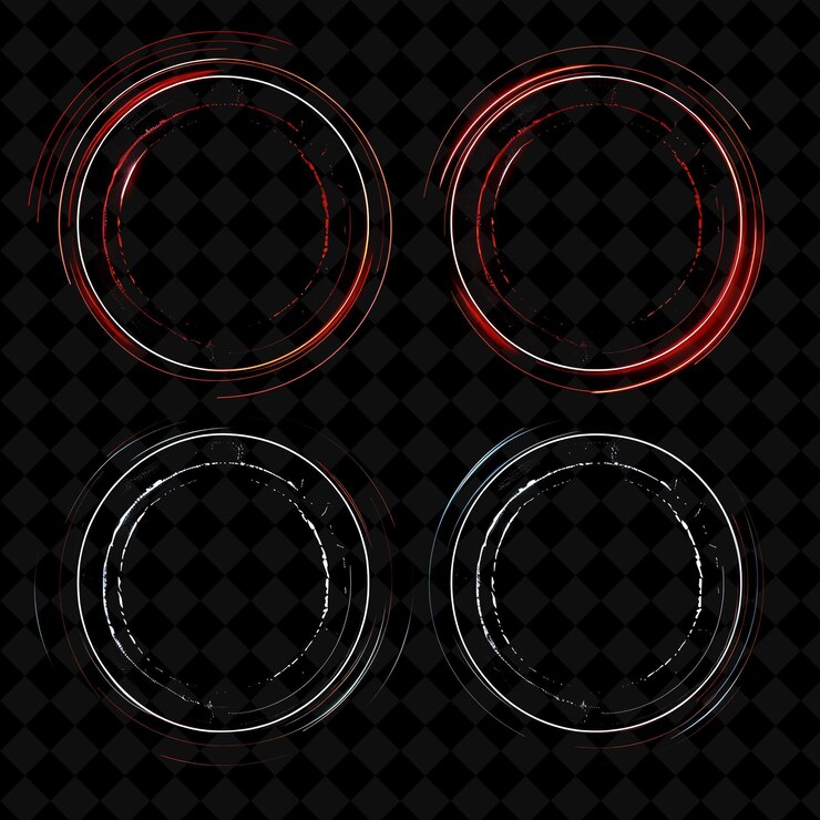 PSD letra o circulada com neon anel brilante com fonte oval neon neon cor y2k colecção de arte de forma