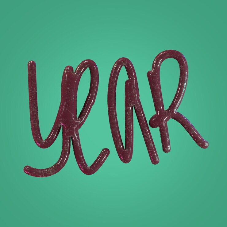 PSD letras 3d