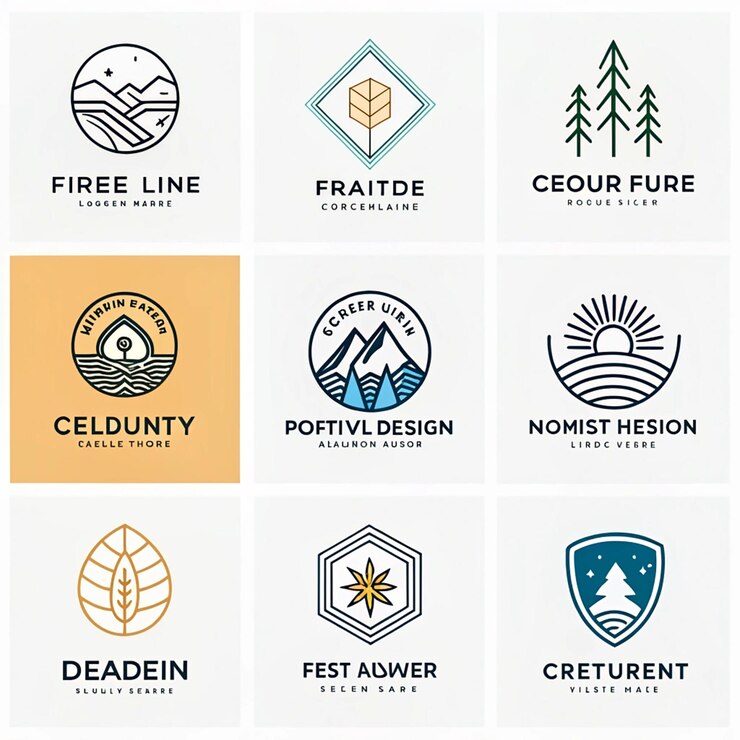 PSD las letras del logotipo son simples, fáciles de entender y autorizadas