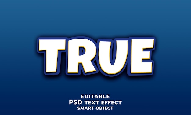 un letrero azul que dice texto verdadero en él