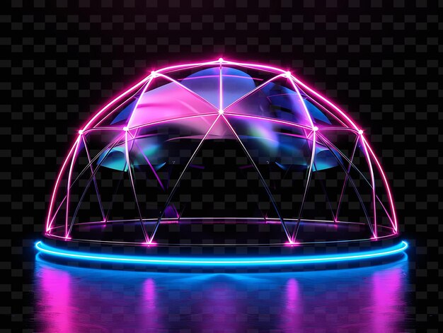 El letrero de la cúpula con una tabla en forma de cúpula sumerge la decoración del letrero creativo de la forma y2k