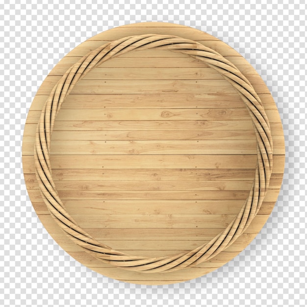 PSD letrero de madera 3d render