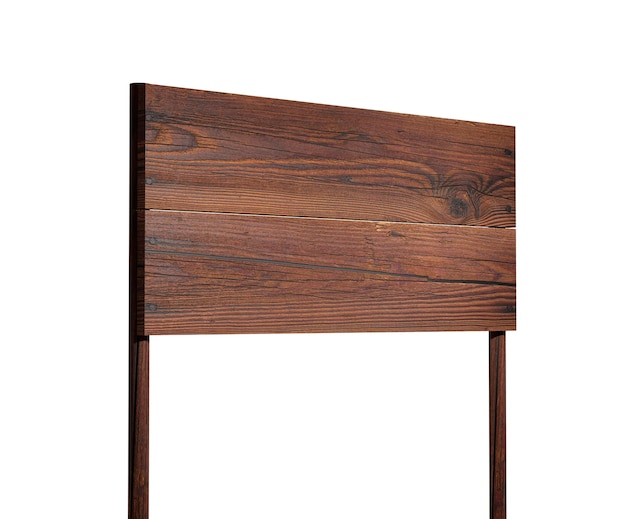 Letrero de madera con fondo transparente placa de madera rústica para proyectos digitales