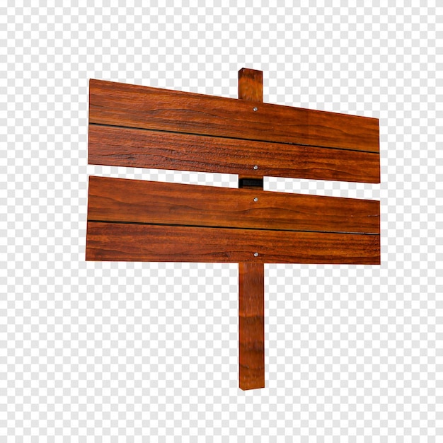 un letrero de madera que dice que la carretera está en un fondo blanco