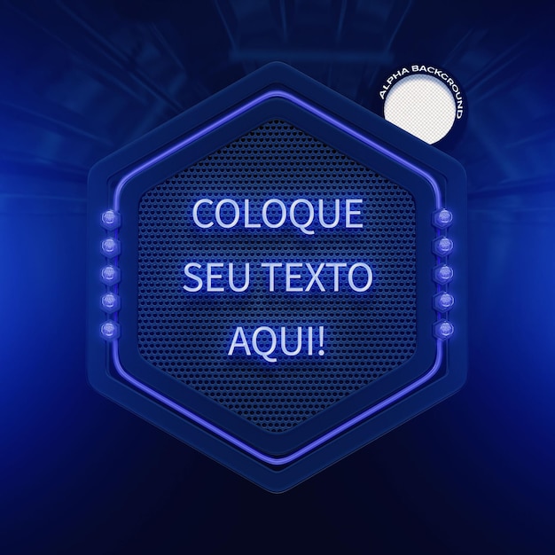 Un letrero de neón azul que dice colloque se text tecqui