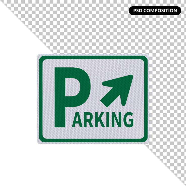 PSD un letrero que dice estacionamiento en él