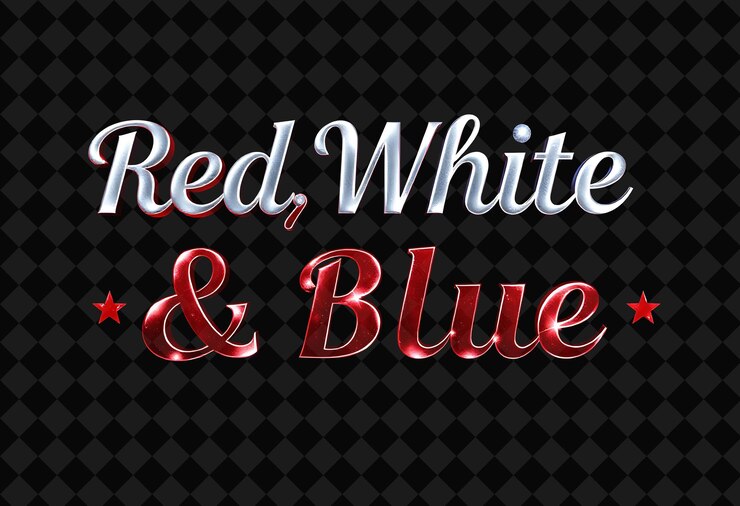 PSD un letrero rojo y blanco que dice rojo amp blanco en el medio