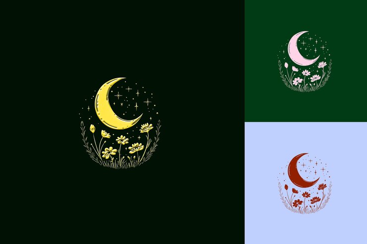 PSD un letrero verde y blanco que dice " luna creciente "