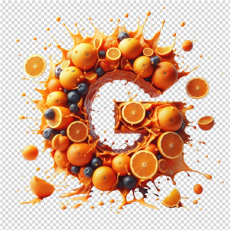 PSD lettera 3d isolata su una tela png trasparente
