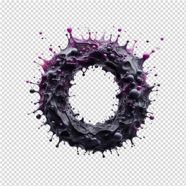 Lettera 3D isolata su una tela PNG trasparente