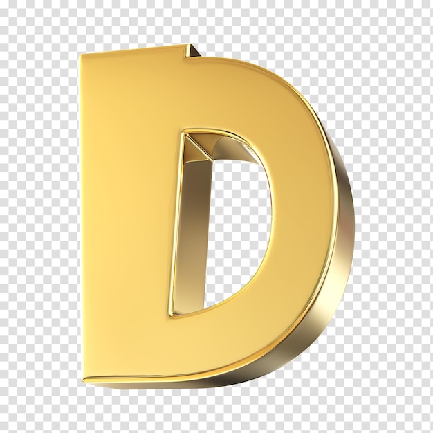 Lettera 3d rendere lo sfondo trasparente