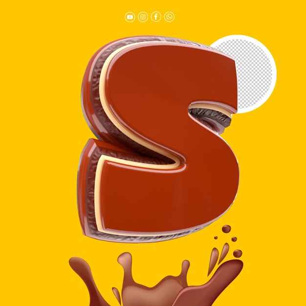 Lettera di cioccolato S