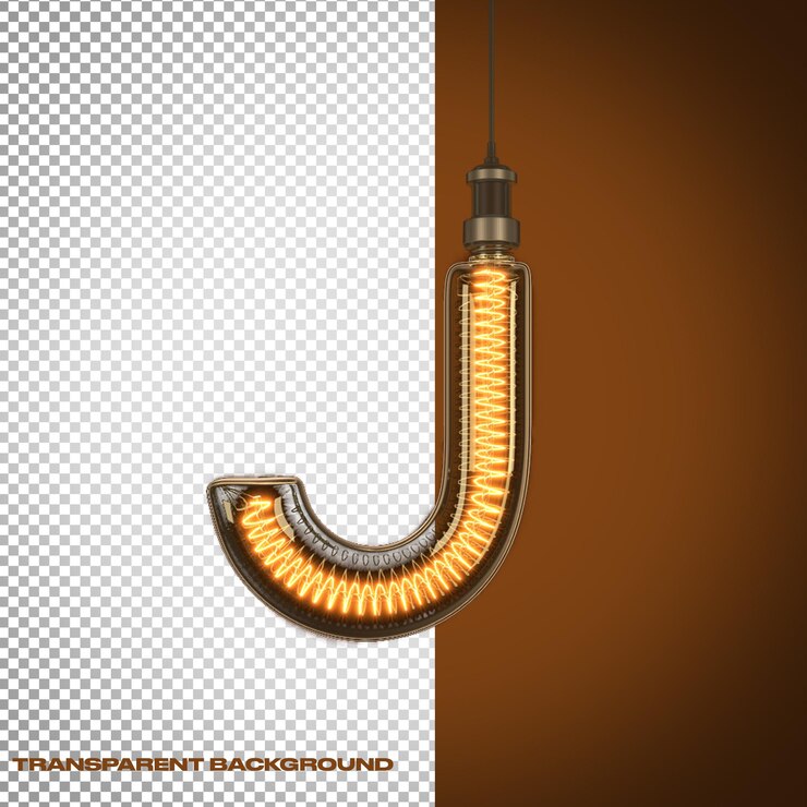 Lettera illuminata J
