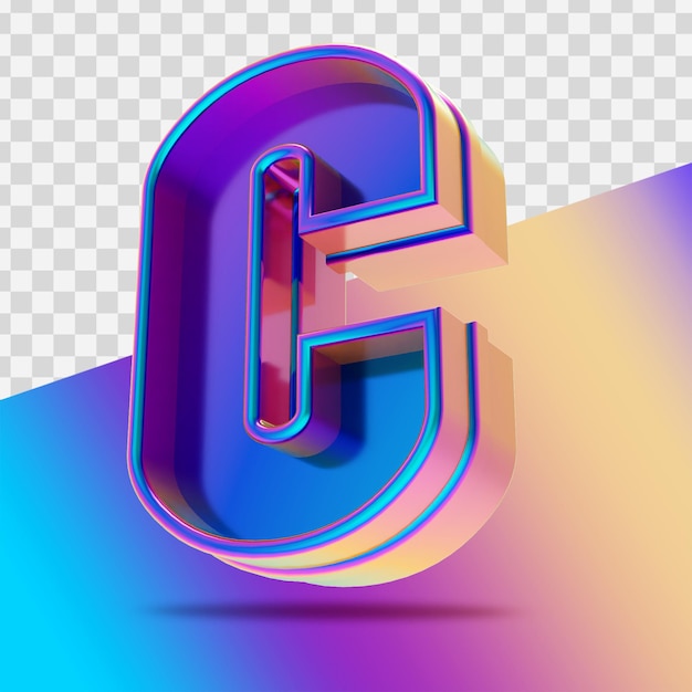 lettera realistica 3d