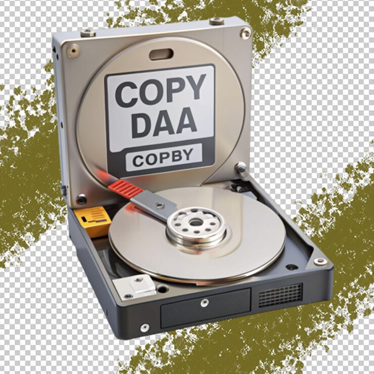 PSD lettore cd sony su sfondo trasparente