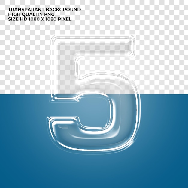 Lettre De L'alphabet Transparent Psd