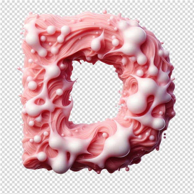 Lettres 3d Isolées Sur Une Toile Png Transparente