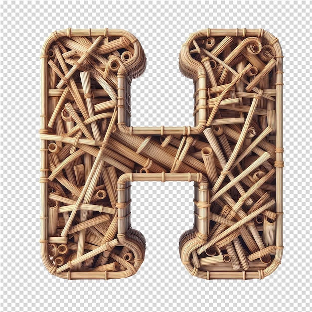 Lettres 3d Isolées Sur Une Toile Png Transparente