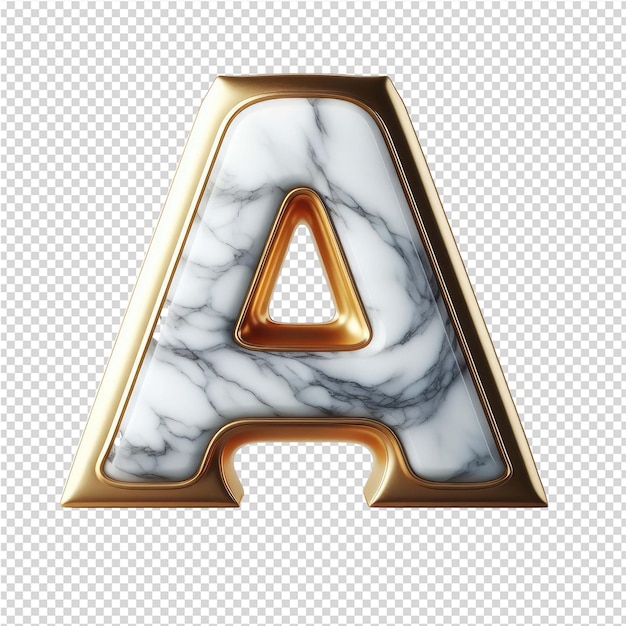 Lettres 3d Isolées Sur Une Toile Png Transparente