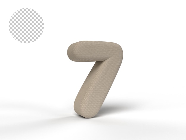 LETTRES 3D AVEC TEXTURE MARRON CLAIR